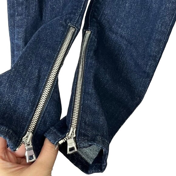 RTA Madison Zip Skinny Jeans Superior Blue Women’s Size 24 High Rise Stretch - Picture 11 of 13